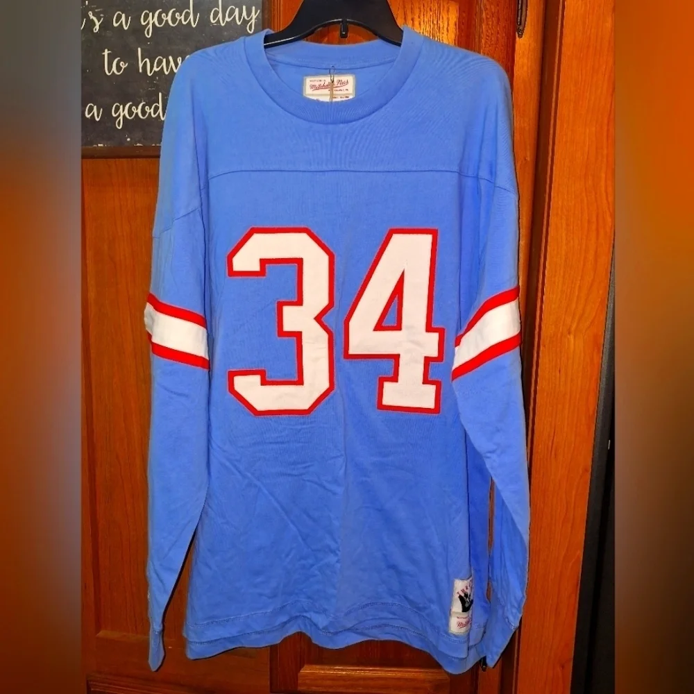 Mitchell & Ness #34 Earl Campbell Throwback Jersey In A Size XXL. NWT